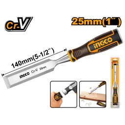 Dalta pentru Lemn INGCO 25 mm, Otel Cr, V, Maner Ergonomic
