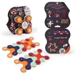 Clixo® joc magnetic de construit - Tiny & Mighty - Spatiul cosmic (9 piese)