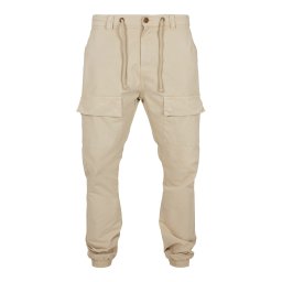 Urban Classics Pantaloni cu buzunare bej