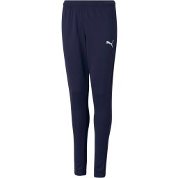 PUMA Pantaloni sport 'TeamRise' albastru închis / alb