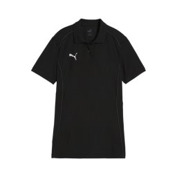 PUMA Tricou funcțional 'TeamFinal' negru / alb
