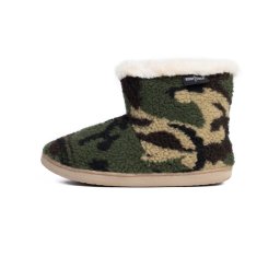 Minnetonka Botine 'Betty' bej / verde / negru