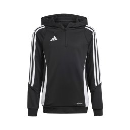 ADIDAS PERFORMANCE Hanorac sport 'Tiro 24' negru / alb