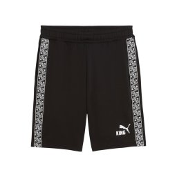 PUMA Pantaloni sport 'TeamKING' negru / alb