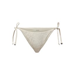 Calvin Klein Swimwear Slip costum de baie gri deschis / alb murdar