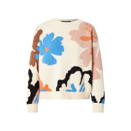 Weekend Max Mara Pulover 'CELEBRE' crem / azur / roz pudră / negru