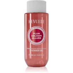Revuele Plum & Bloom Allure Fragranced Brightening Shower Gel gel parfumat pentru duș cu efect iluminator pentru femei 400 ml