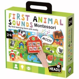 Headu: animale de la fermă - puzzle Montessori