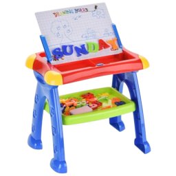 Masuta magnetica educativa 3 in 1, litere si cifre, tabla de scris, marker