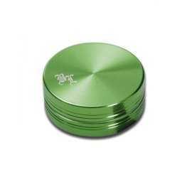 Black Leaf Grinder in cutie aluminiu verde 2 Parti Ø40mm