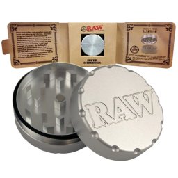 Grinder RAW Super Shredder aluminiu aeronautic 2 Parti Ø50mm (USA)