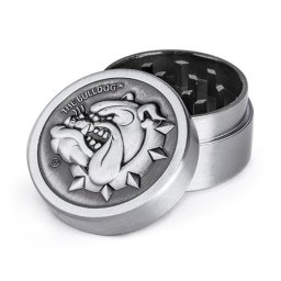 Grinder The Bulldog International cu Holograma aluminiu silver 2 Parti Ø40mm