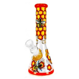 Urban Crew Bong din sticla Honey Bee Hexagon Pro 25cm