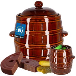 Butoi de gresie 8l piatra de decapare a varză murată