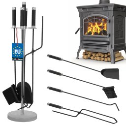 Șemineu kit de aragaz kit de agățat clește perie