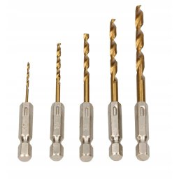 Set de burghie 1.5-4.8mm hss metal lemn pvc