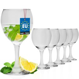 Pahare de băutură din sticlă 260 ml set de 6 buc.