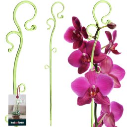 Suport de plante din plastic verde 39 cm