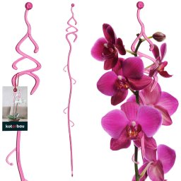 Suport de plante din plastic roz 55 cm