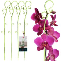 Suport de plante din plastic verde 39 cm set de 4 buc.