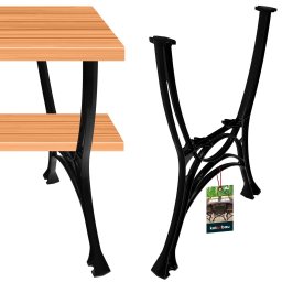 Picior pentru masă de grădină din aluminiu 49x69 cm