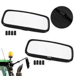 Oglindă exterioară universală pentru tractoare 36,5x19 cm set de 2 buc.