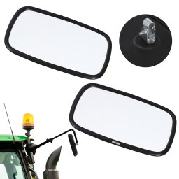 Oglindă exterioară universală pentru tractoare 23x19 cm set de 2 buc.