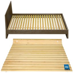 Cadru pentru pat din lemn cu lamele saltea 140x200 cm