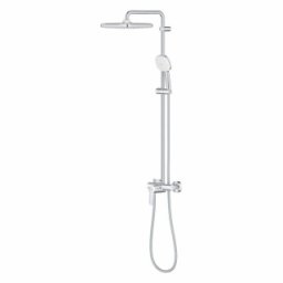 Coloana de dus cu baterie monocomanda Grohe New Tempesta Cube 250 crom lucios