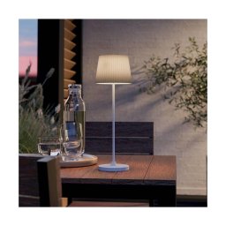 Eglo 75933 - Lampă de birou reîncărcabilă cu LED și dimmer LEONERO, 3,8 W / 5 V / 2000 mAh, alb/verde
