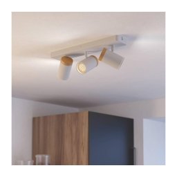 Eglo 300004 - Aplica spot pentru baie CONSUMA, 3x GU10, 3W, 230V, IP44, alb/bej