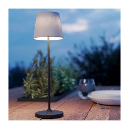 Eglo 75937 - Lampă de birou LED reîncărcabilă cu dimmer LEONERO LED/3,8W/5V 2000mAh neagră/cremă