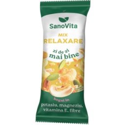 Caju, Migdale si Fructe Uscate, Mx pentru Relaxare, 50 g, Sanovita