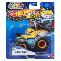 Hot Wheels: Monster Trucks - Mașină cu schimbare de culoare - Great Bite