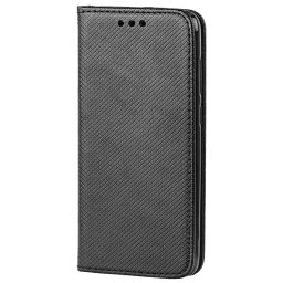 Husa Husa Piele Ecologica OEM Smart Magnet pentru Huawei Mate 20 Lite, Neagra