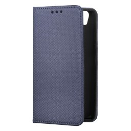 Husa Husa Piele Ecologica OEM Smart Magnet pentru Samsung J4 Plus (2018) J415, Bleumarin