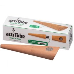 actiTube Pipa lemn Pear Filtre Carbune activ 8mm + Husa 11,5cm