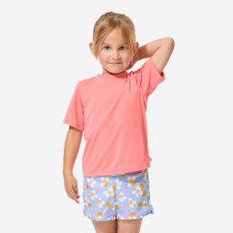 Tricou anti-UV piscină Roz Bebeluși