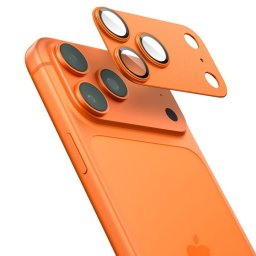 Folie sticla camera + platou Spigen Optik Pro XL 17 Pro Orange