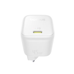 Incarcator priza Baseus PicoGo P10176800213-00 - GaN, Fast Charging, 45W, USB-C - Moon White