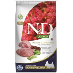 N&D Dog Adult Mini Quinoa Weight Management, 7 kg