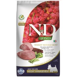 N&D Dog Adult Mini Quinoa Weight Management, 2.5 kg