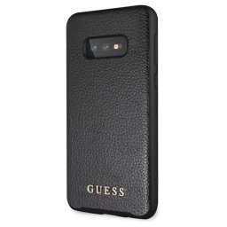 GUESS Schimb de culori imitație piele toc Samsung Galaxy S10 Lite negru