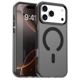 Husa iPhone 18 Pro Max iPhone 17 Pro Max 6.9 Magsafe Plastic Candy Negru