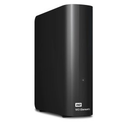 HDD extern WD 10 TB, Elements, 3.5 inch, USB 3.0, negru, WDBWLG0100HBK-EESN (timbru verde 0.8 lei)