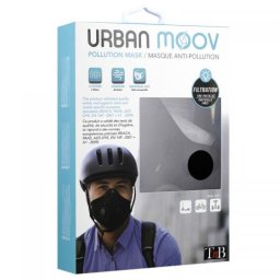 Masca Anti-Poluare TnB Urban Moov UMMASK | FFP2, Filtre, Negru
