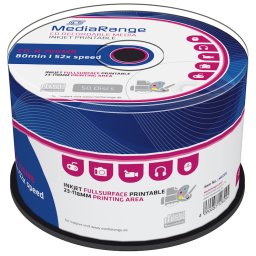 DVD-R MediaRange MR208 | 4.7GB, 16x, Set 25 buc, Cake Box