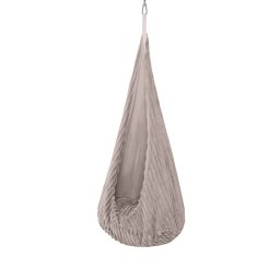 Leagan tip cocon pentru copii meowbaby churros pebble beige , locul preferat pentru joaca si relaxare