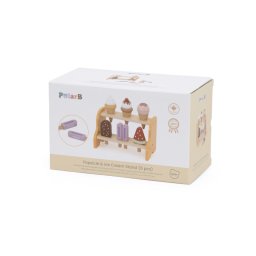 Stand inghetata pe bat din lemn (6 piese), polarb viga