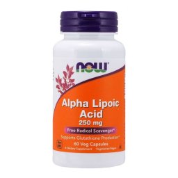 NOW Foods Acid alfa lipoic 250 mg 120 caps.